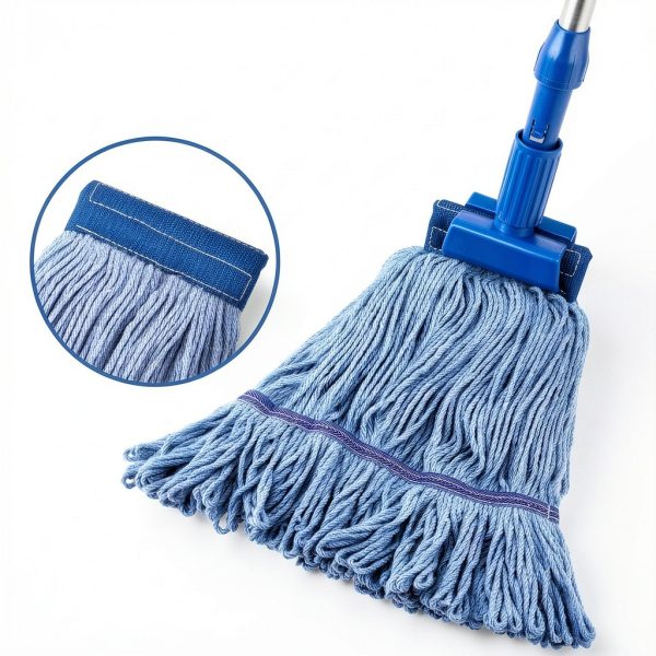 Star Maktion Commercial Mop Head Replacement 3 Pack Light Blue-5