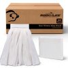 KLEEN HANDLER Bulk Disposable Cut-End Mop Head Commercial 24 Pack-0