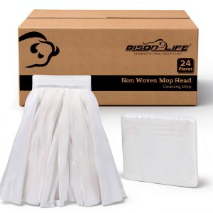KLEEN HANDLER Bulk Disposable Cut-End Mop Head Commercial 24 Pack-0