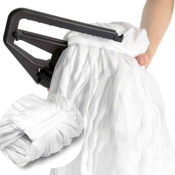KLEEN HANDLER Bulk Disposable Cut-End Mop Head Commercial 24 Pack-4