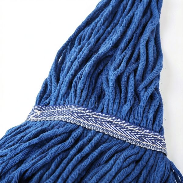 Commercial String Mop Head ZOEYES 4 Loop End Duty 6 Inch Blue-3