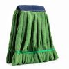 Lallisa 10 Pcs Commercial Mop Head Replacement Green 18oz Microfiber-1
