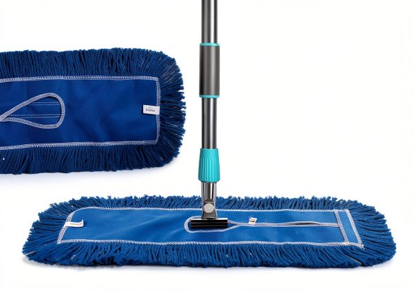 24-Inch Washable Dust Mop Heads 4 Pack – Cloth No-Cling, iDeaology-1