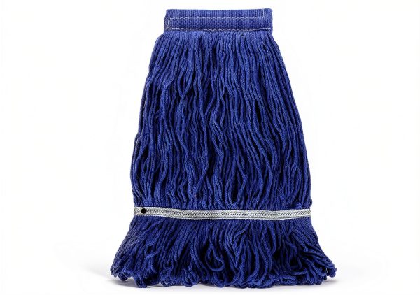 Commercial String Mop Head ZOEYES 4 Loop End Duty 6 Inch Blue-4