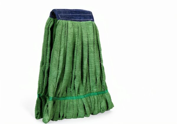 Lallisa 10 Pcs Commercial Mop Head Replacement Green 18oz Microfiber-2