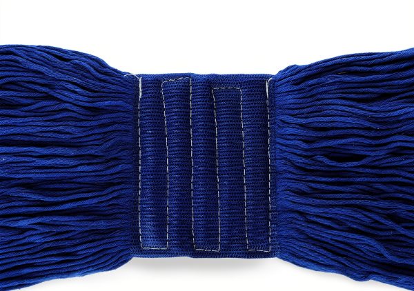 Commercial String Mop Head ZOEYES 4 Loop End Duty 6 Inch Blue-2